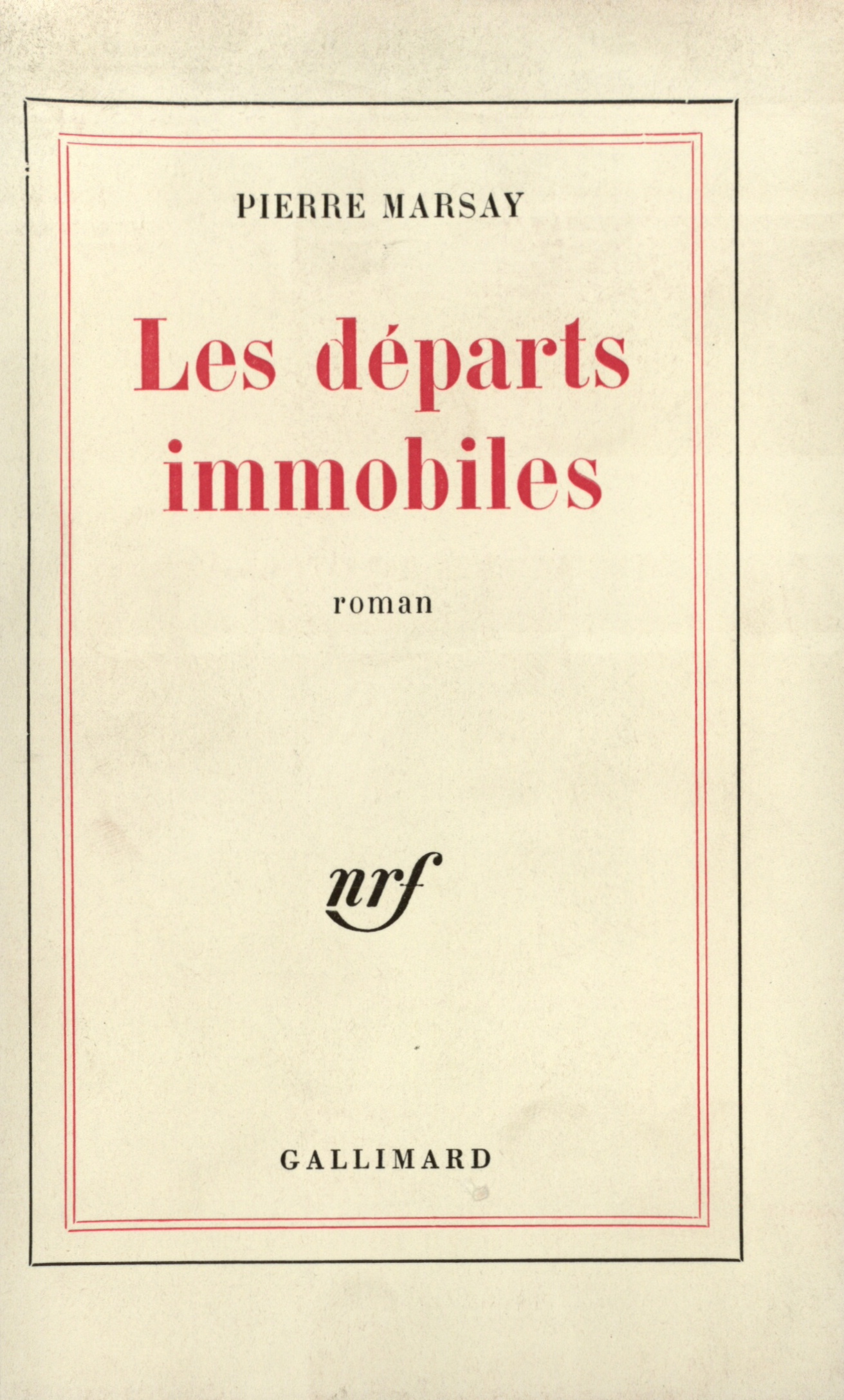DEPARTS IMMOBILES