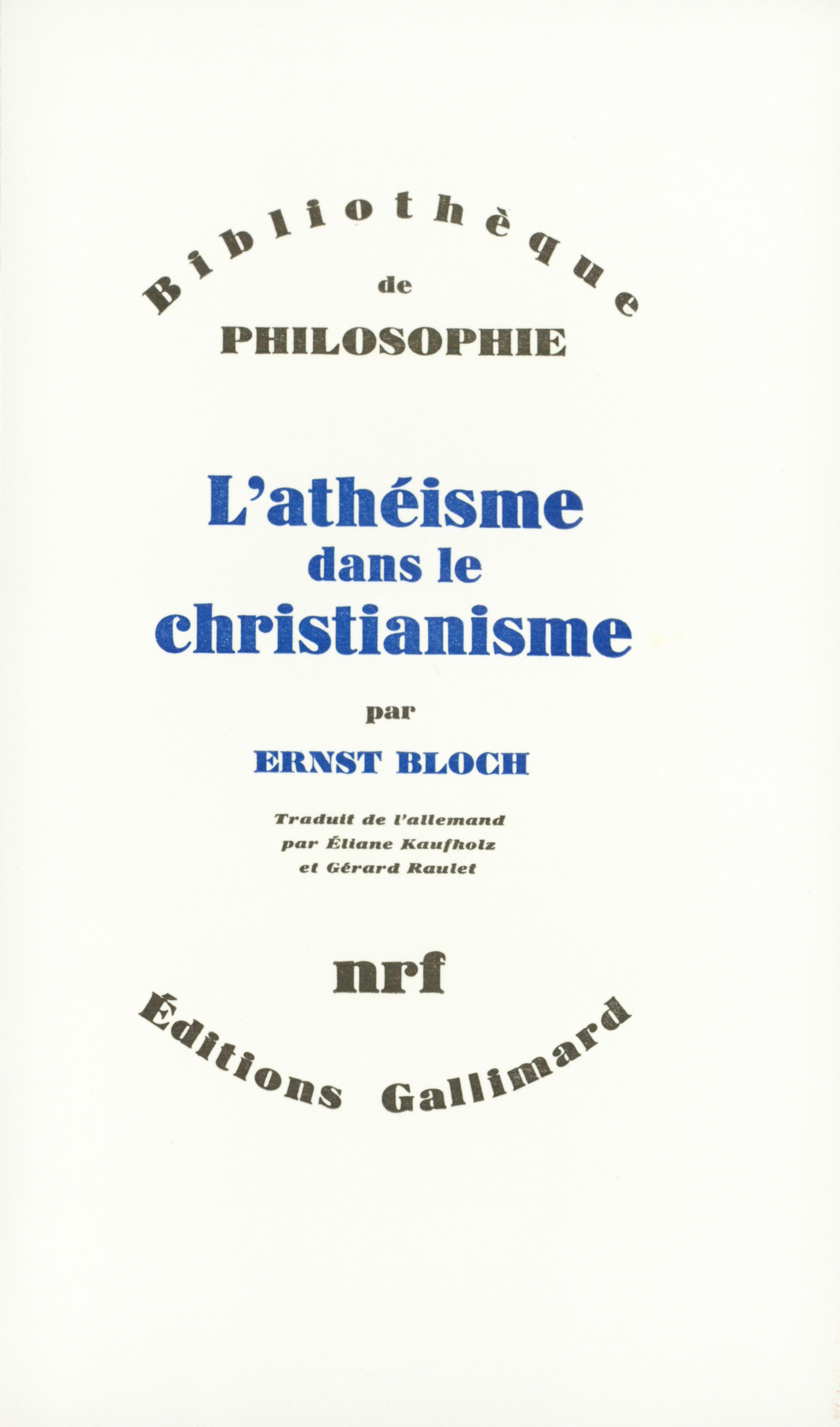 ATHEISME DANS LE CHRISTIANISME
