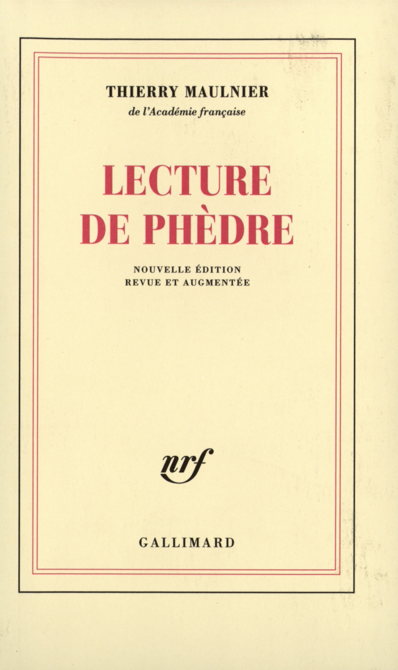 LECTURE DE PHEDRE