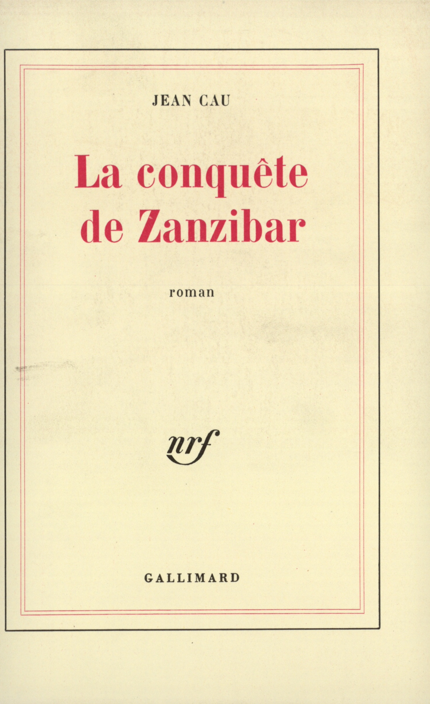 CONQUETE DE ZANZIBAR