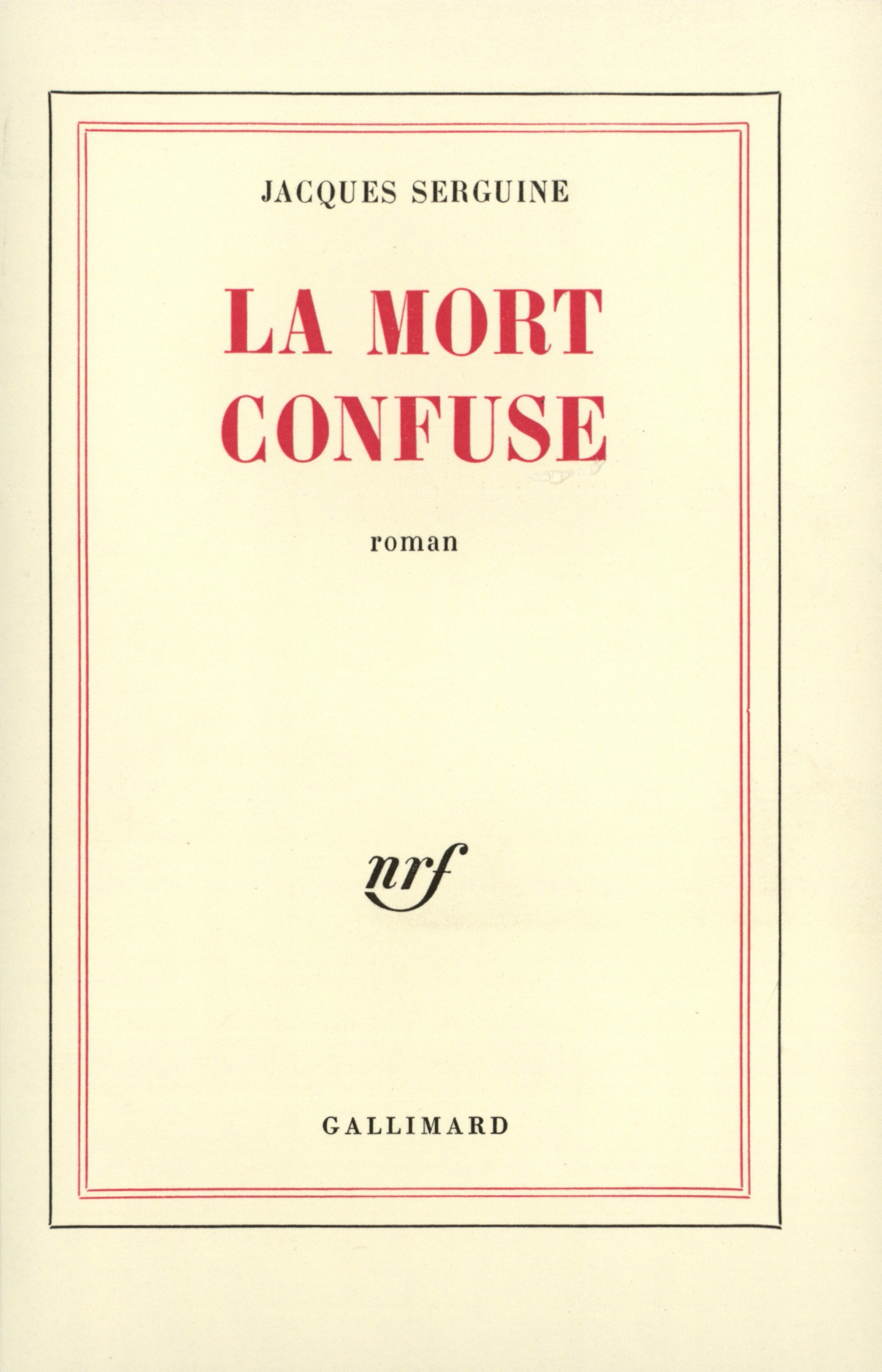 MORT CONFUSE