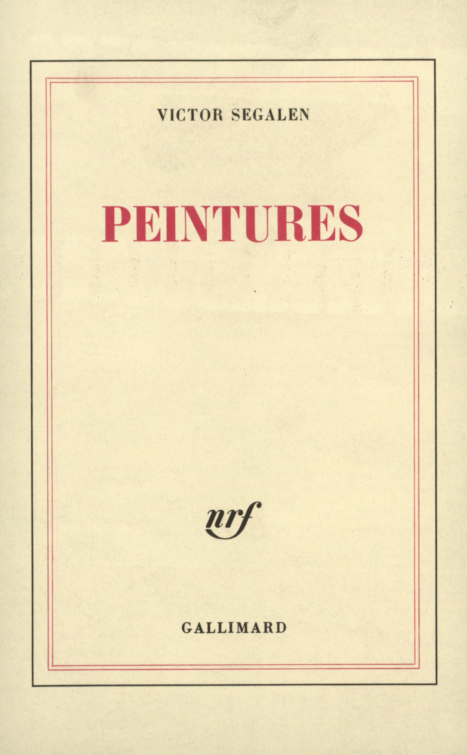 PEINTURES