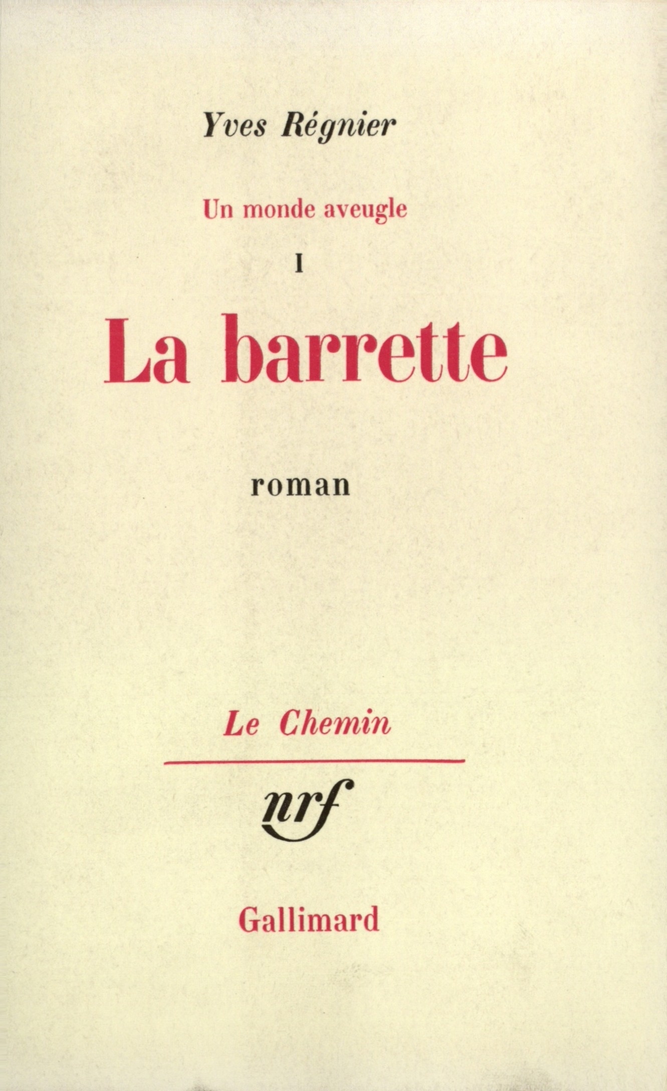 BARRETTE