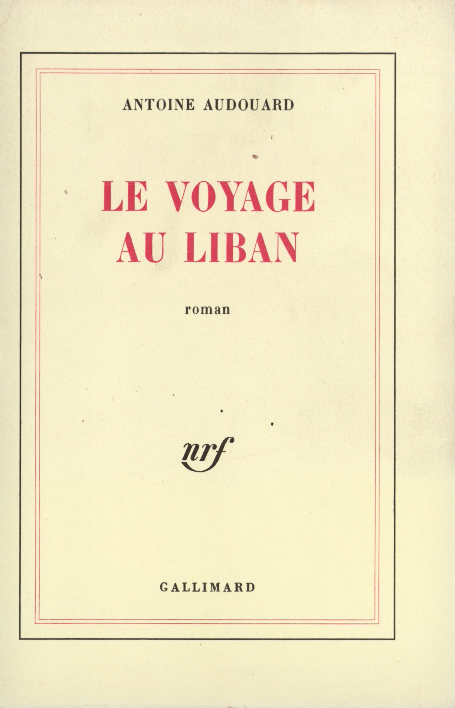 VOYAGE AU LIBAN