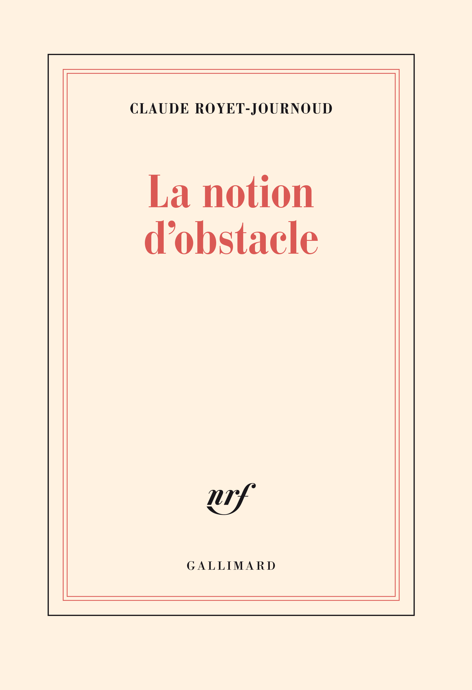 NOTION D'OBSTACLE