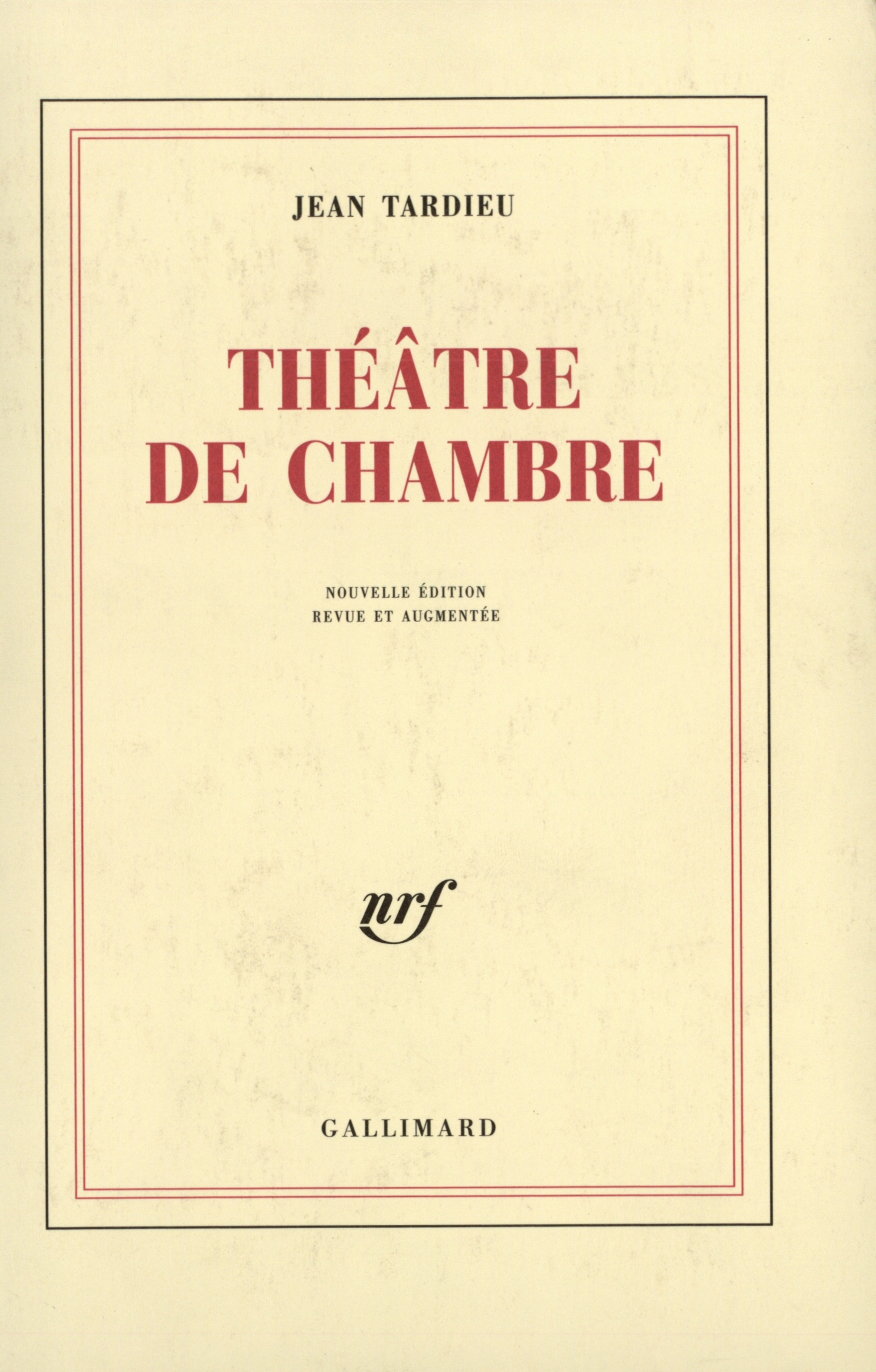 THEATRE DE CHAMBRE