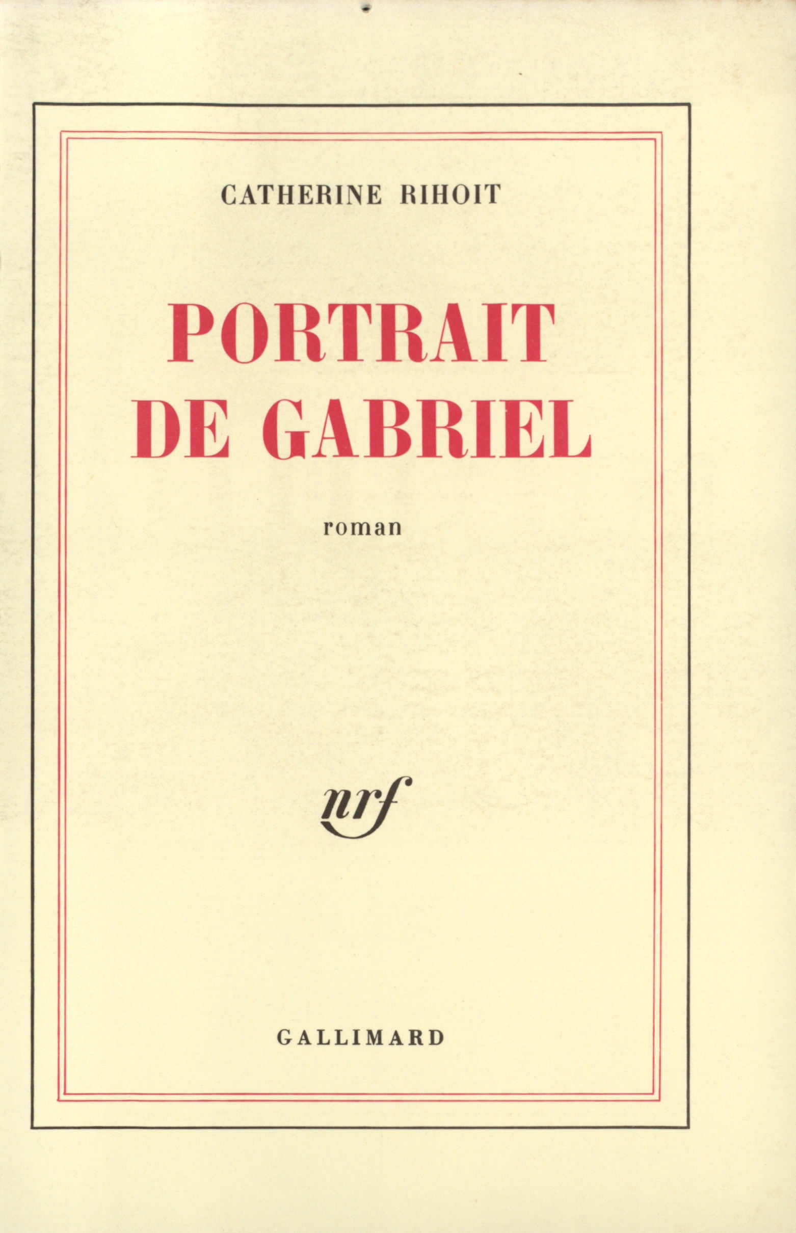 PORTRAIT DE GABRIEL