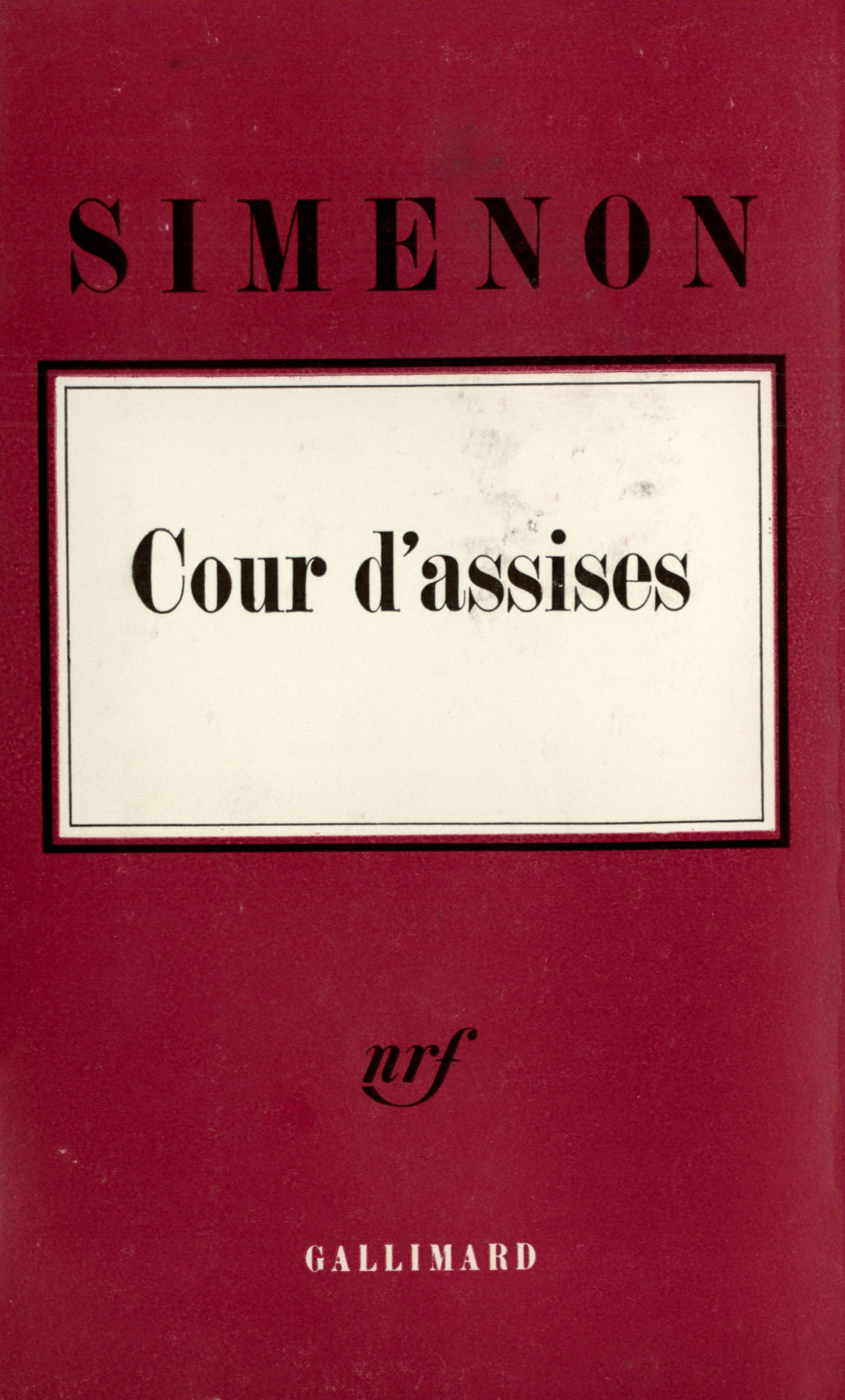 COUR D'ASSISES