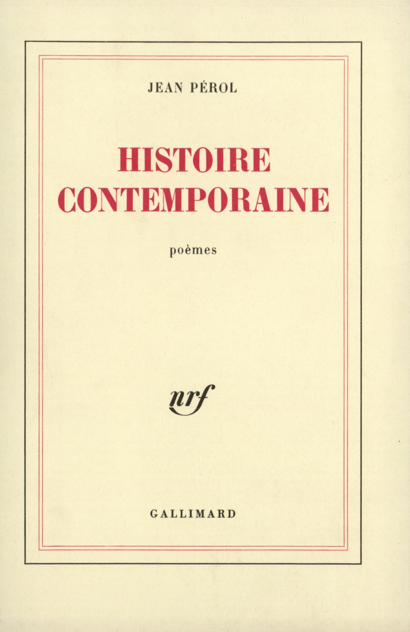 HISTOIRE CONTEMPORAINE