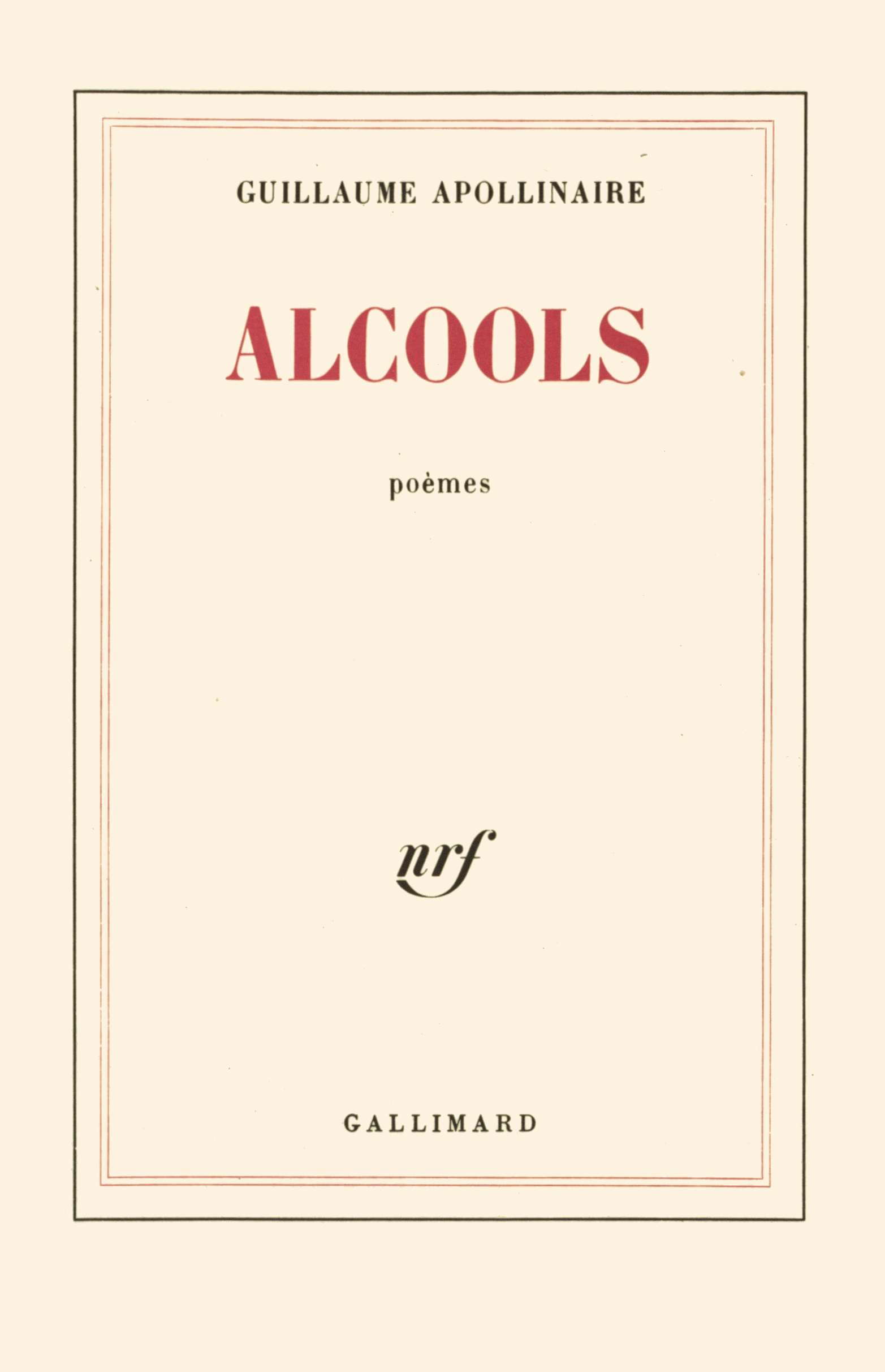 ALCOOLS(POEMES 1898-1913)