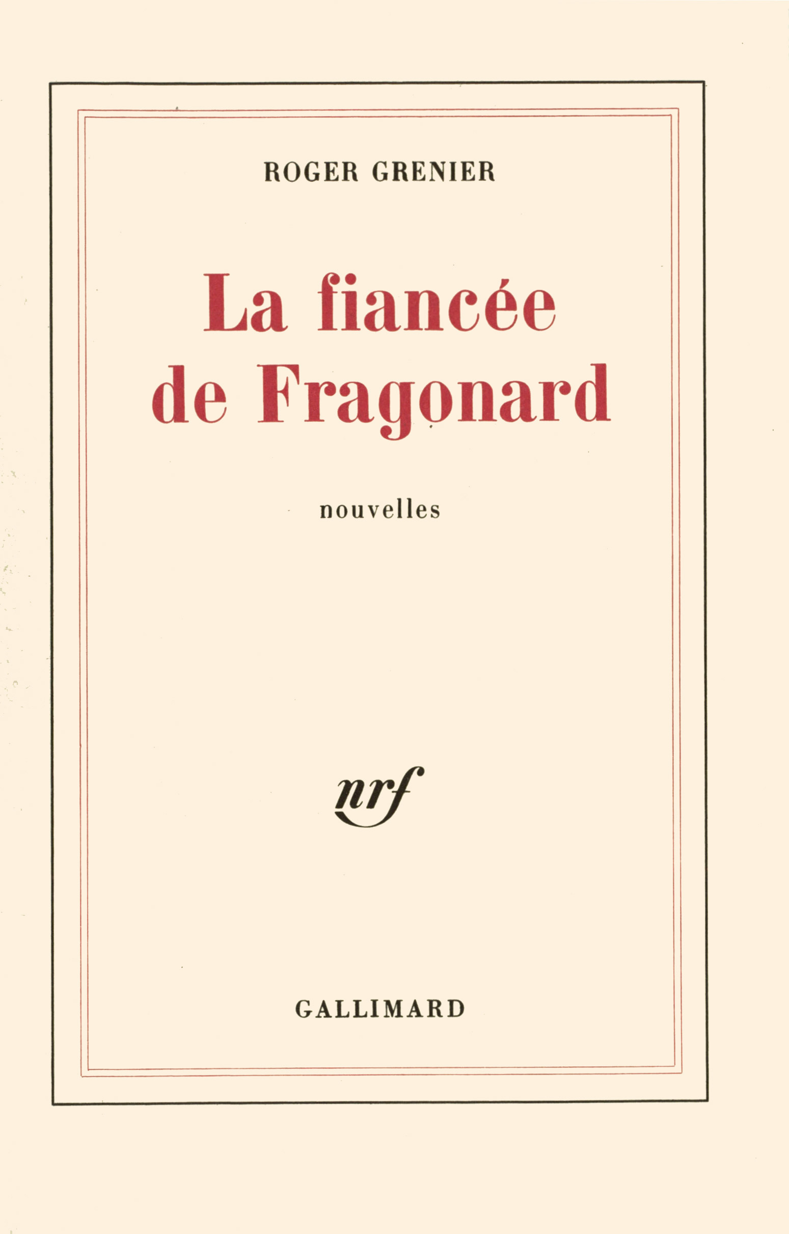 FIANCEE DE FRAGONARD