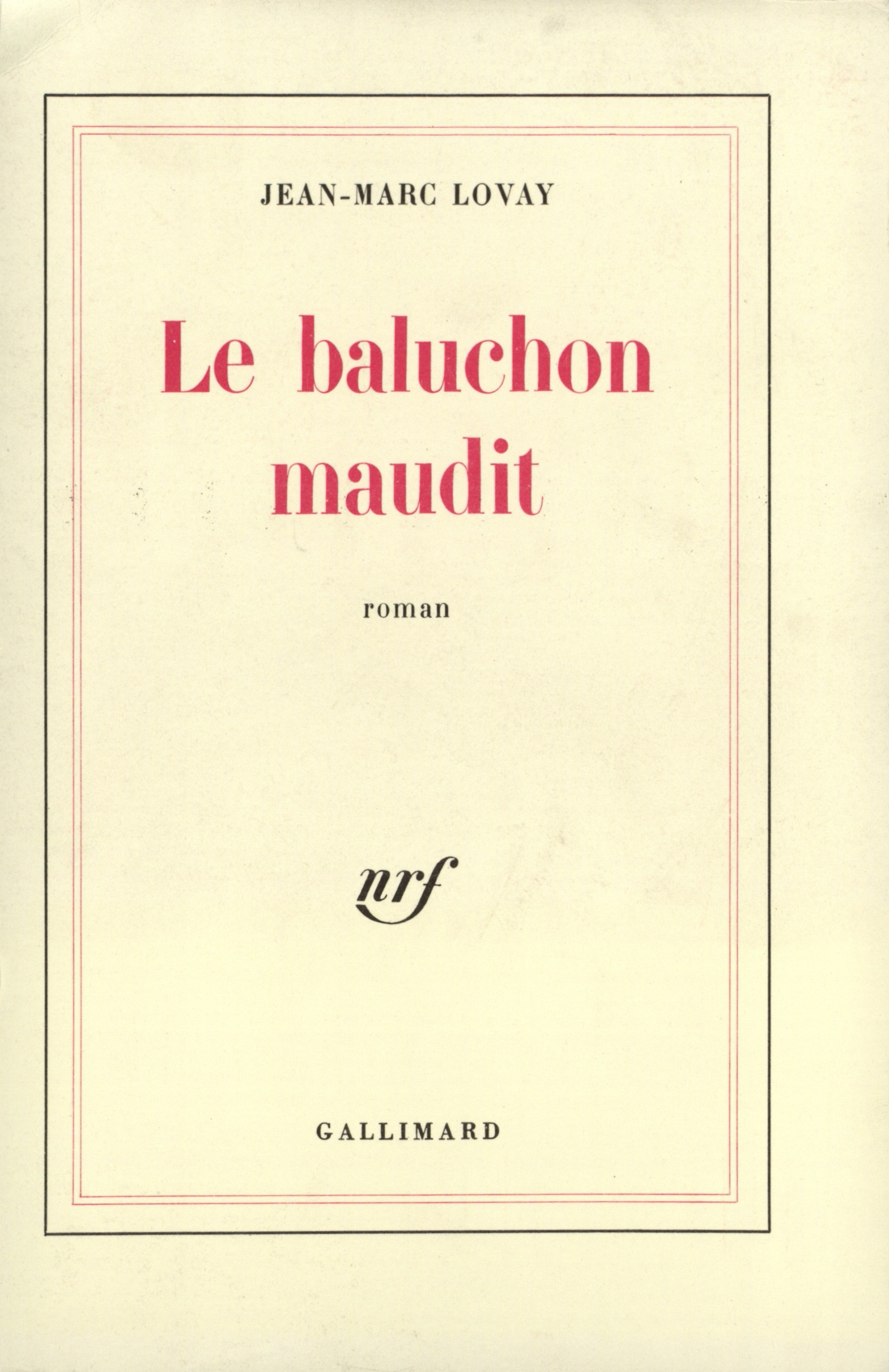 BALUCHON MAUDIT