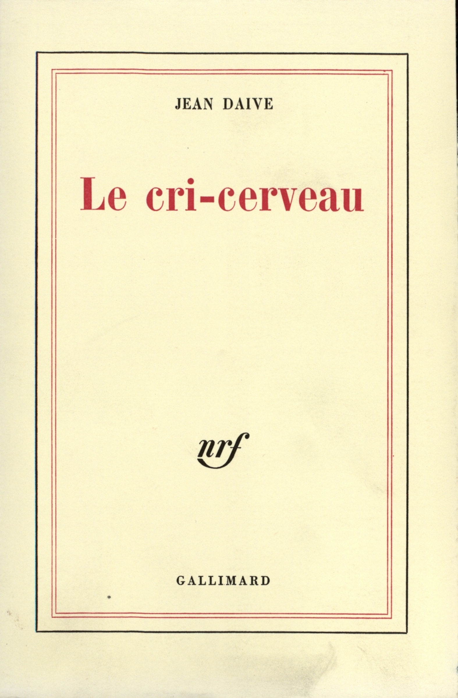 CRI-CERVEAU