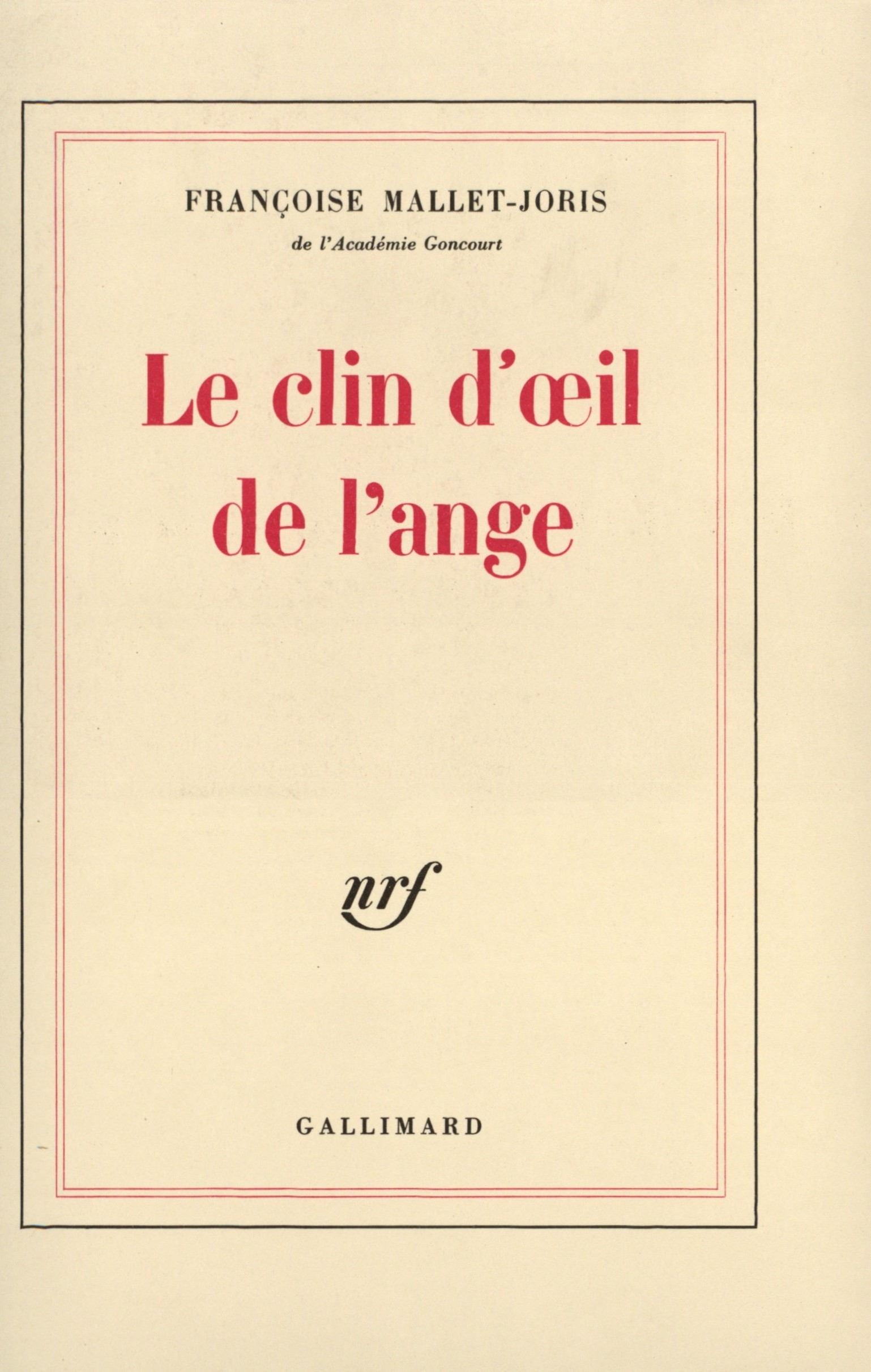 CLIN D'OEIL DE L'ANGE