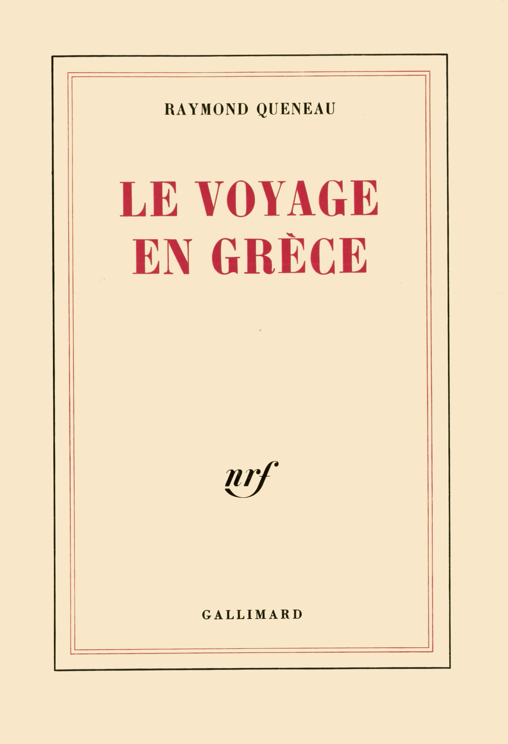 VOYAGE EN GRECE