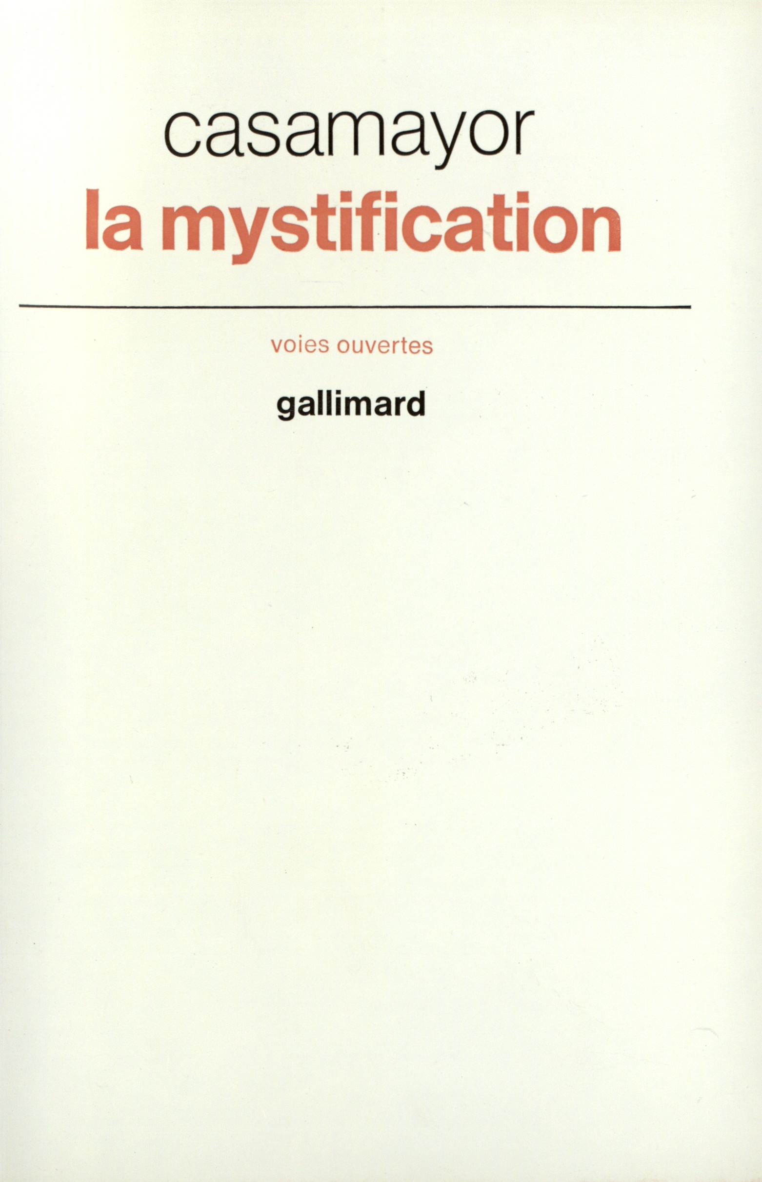 MYSTIFICATION