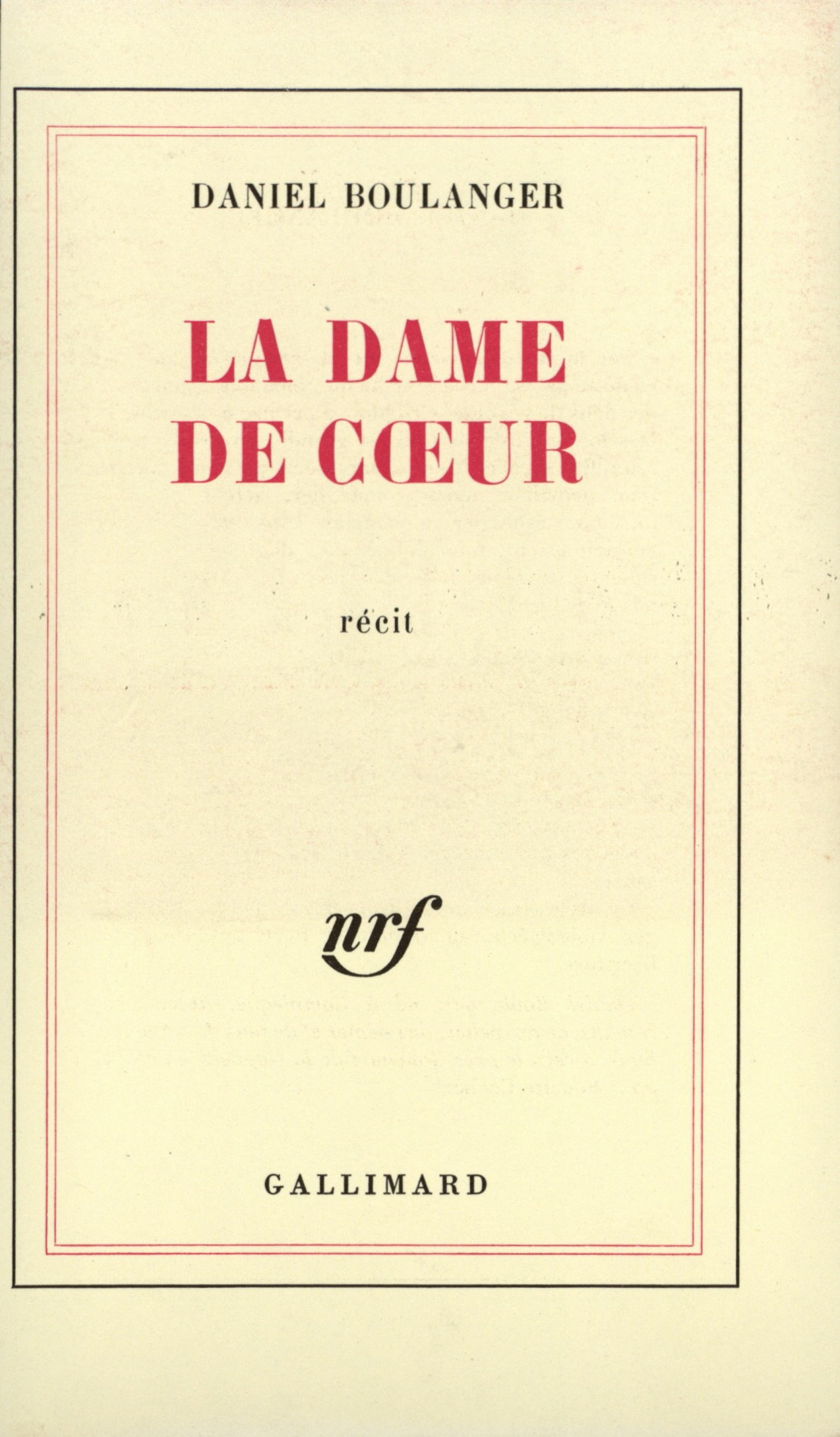 DAME DE COEUR