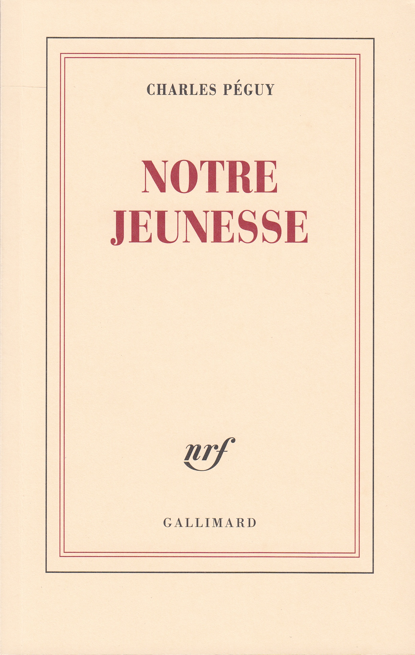 NOTRE JEUNESSE