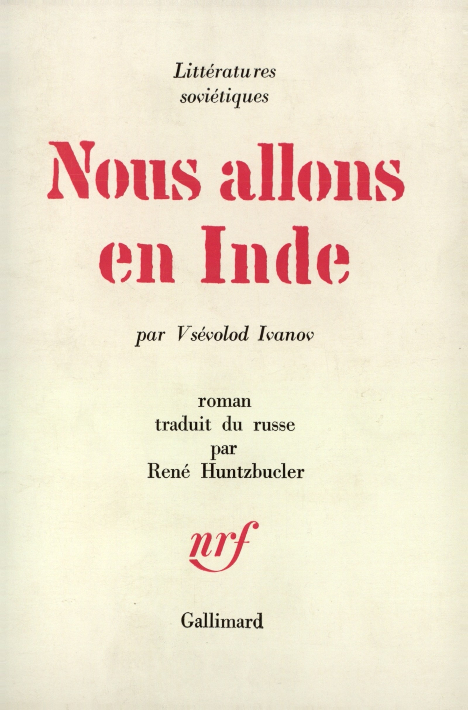 NOUS ALLONS EN INDE