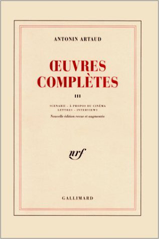 OEUVRES COMPLETES T3 - ARTAUD