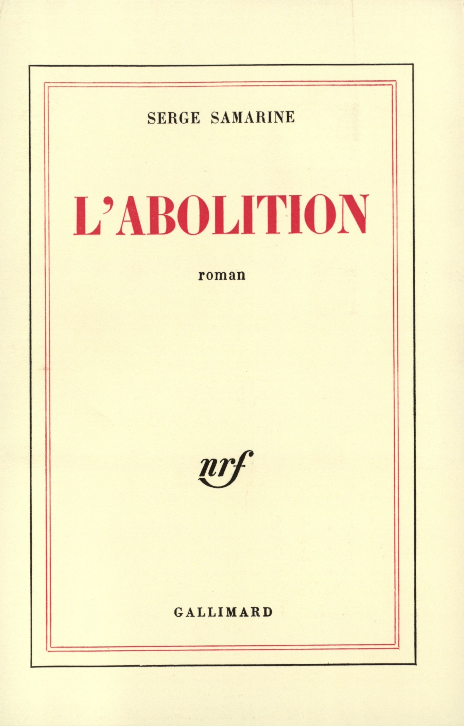 ABOLITION