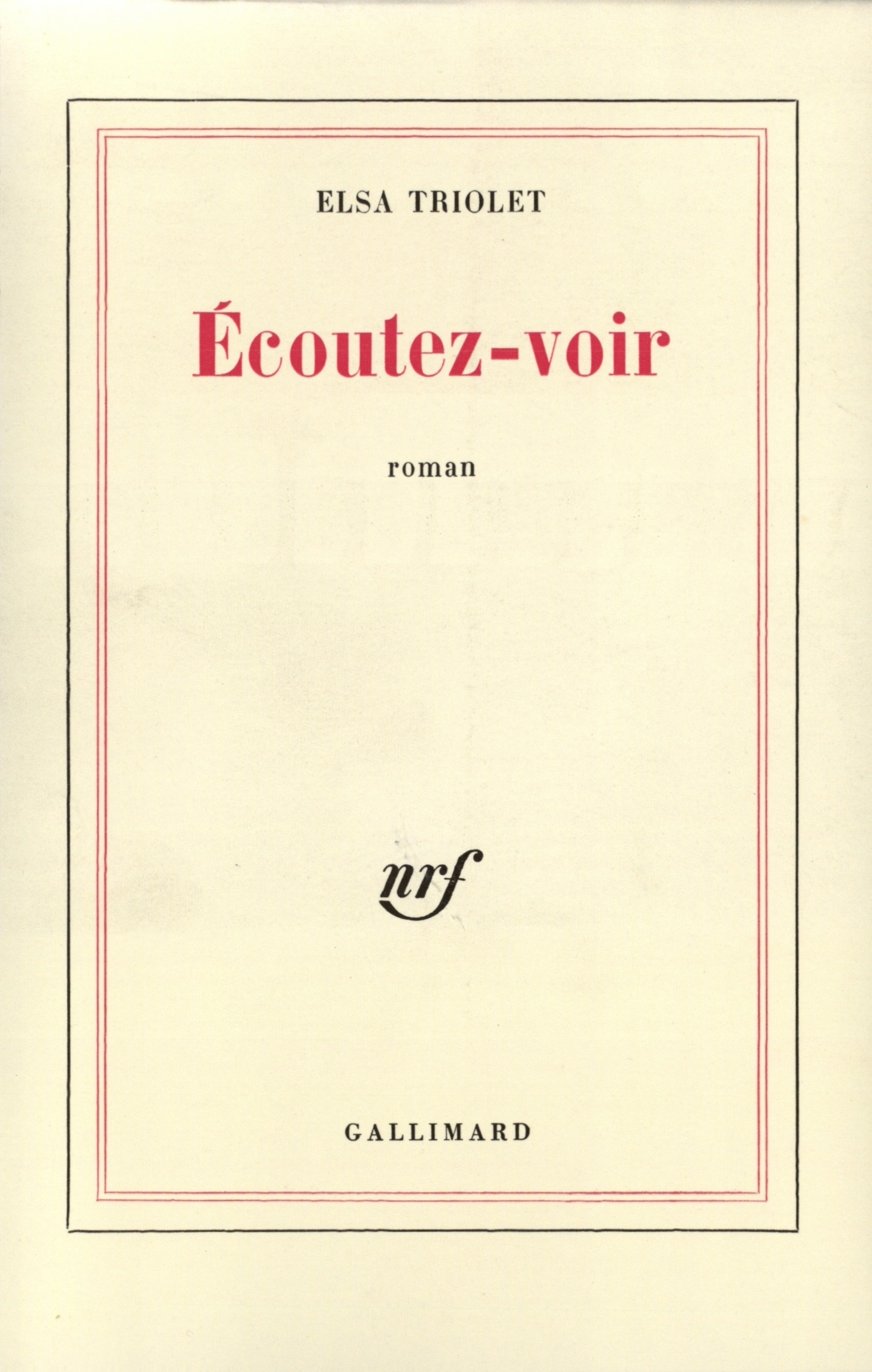ECOUTEZ-VOIR