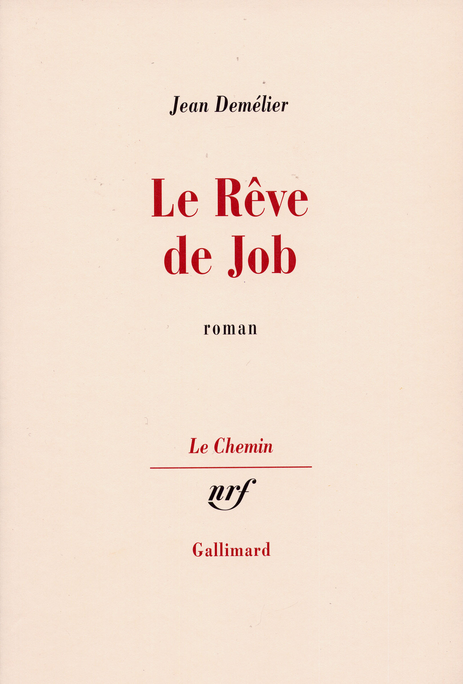 REVE DE JOB