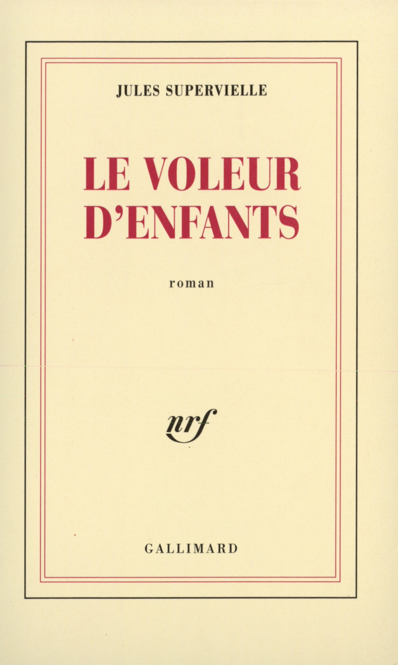 VOLEUR D'ENFANTS (ROMAN)