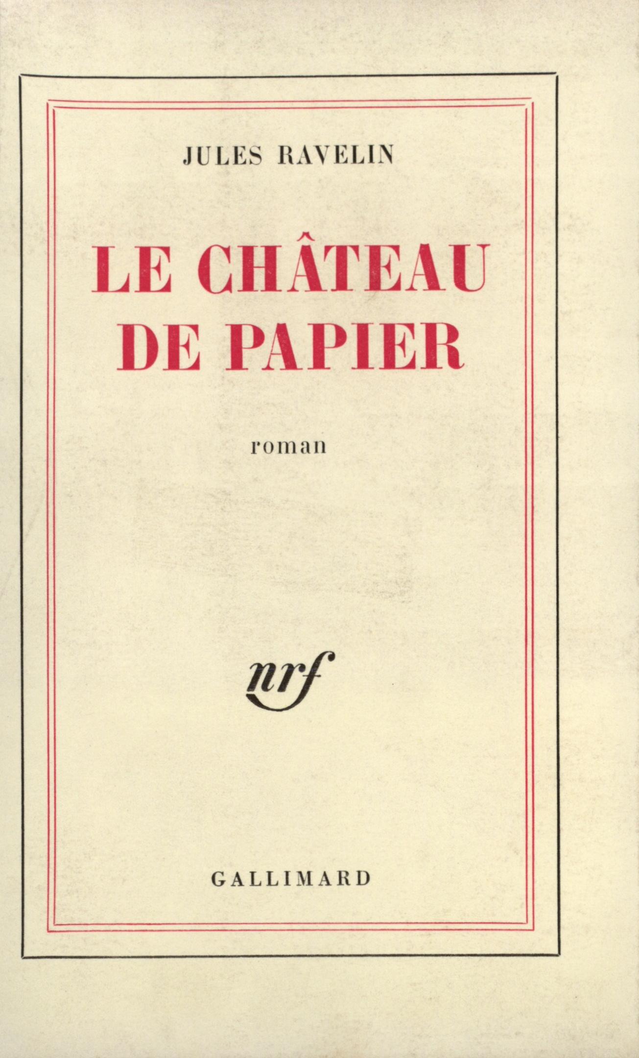 CHATEAU DE PAPIER
