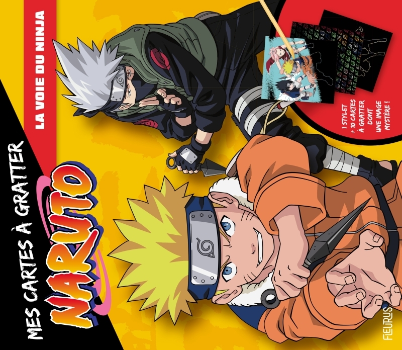 CARTES A GRATTER - NARUTO - LA VOIE DU NINJA