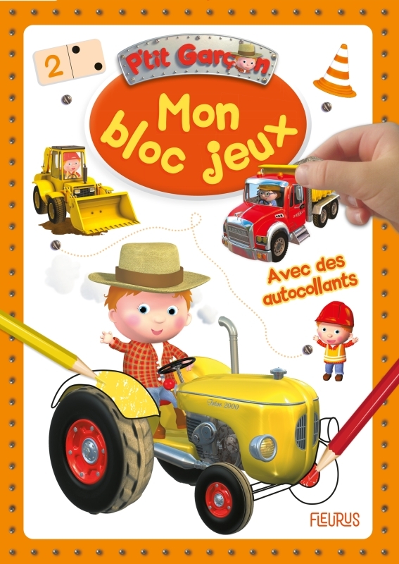 MON BLOC DE JEUX - P´TIT GARCON - TRACTEUR