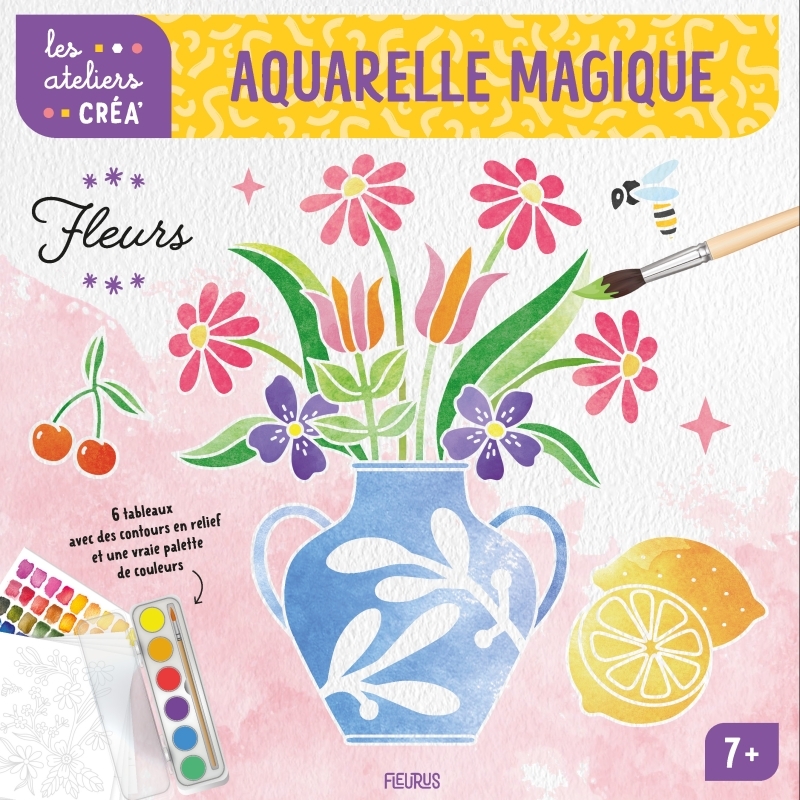 AQUARELLE MAGIQUE. FLEURS