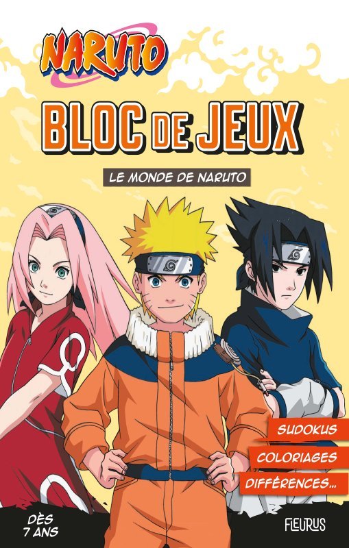 NARUTO BLOC DE JEUX - LE MONDE DE NARUTO