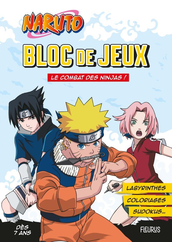 NARUTO BLOC DE JEUX - LE COMBAT DES NINJAS !