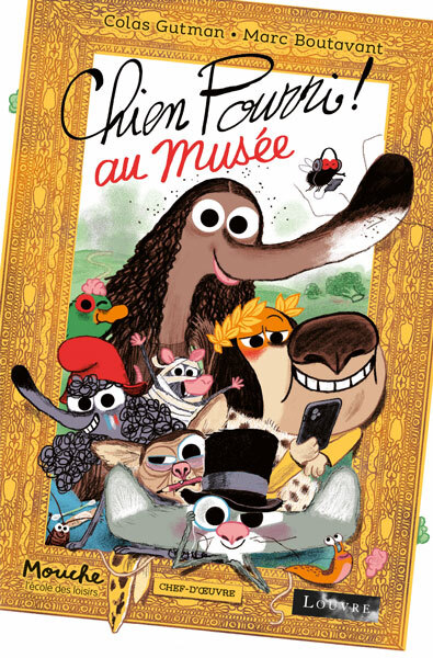 CHIEN POURRI AU MUSEE