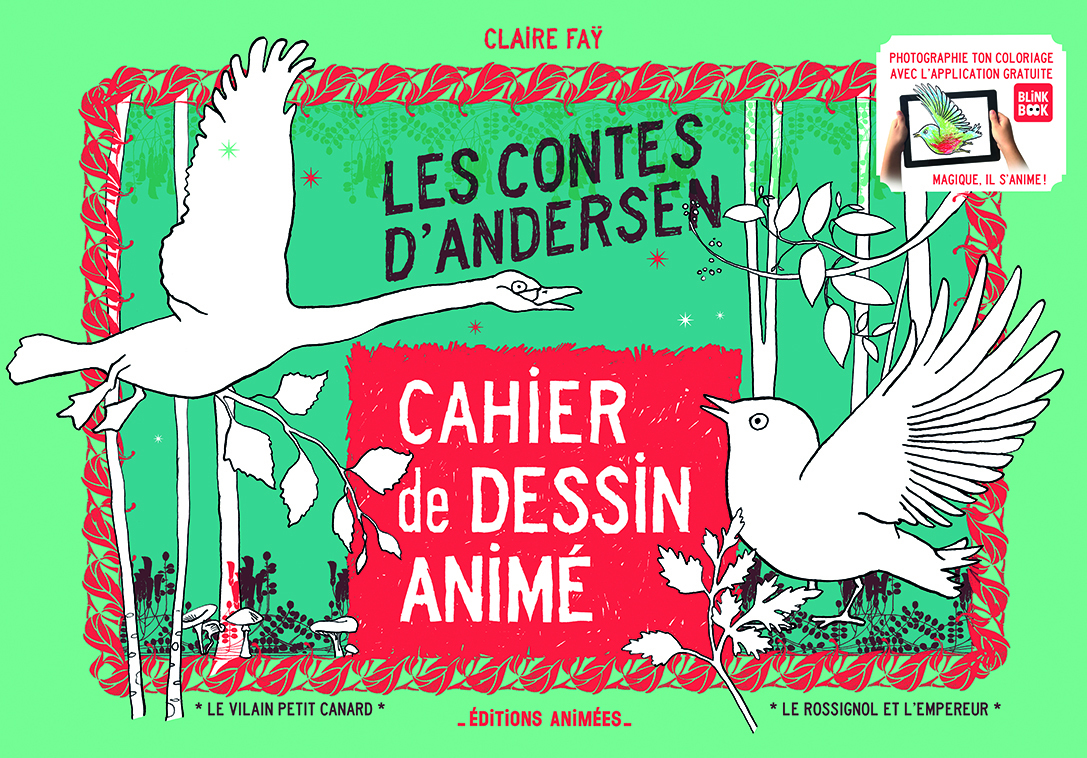 CAHIER DE DESSIN ANIME LES CONTES D´ANDERSEN