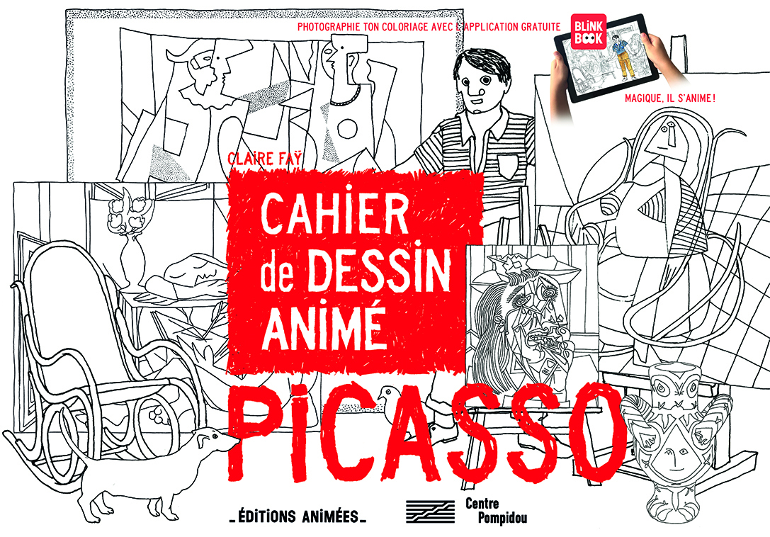CAHIER DE DESSIN ANIME - PICASSO