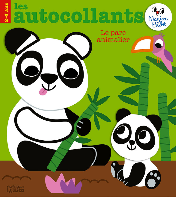AUTOCOLLANTS MARION BILLET PARC ANIMALIER