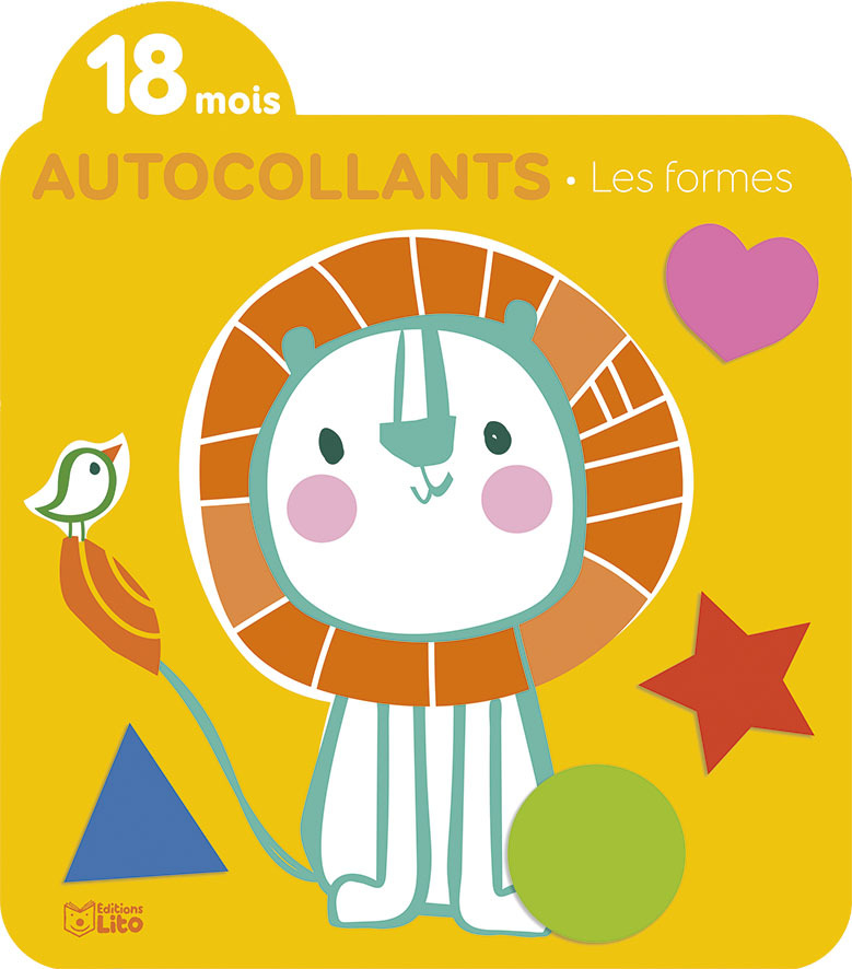 AUTOCOLLANTS 18MOIS LES FORMES - LION