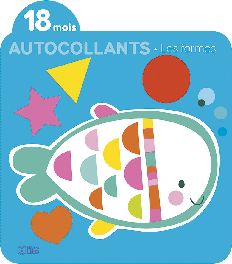 AUTOCOLLANTS 18MOIS LES FORMES - POISSON