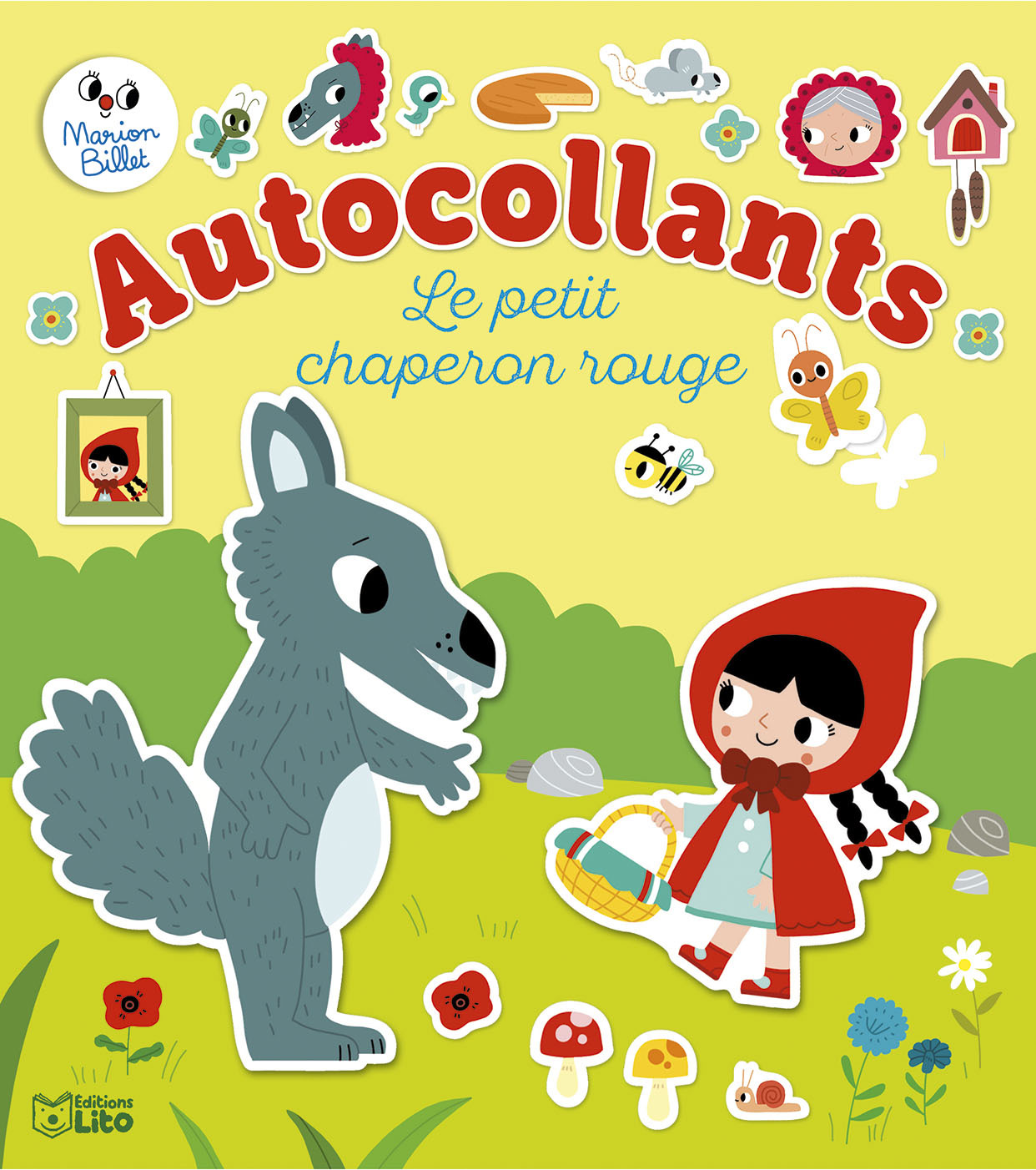 MES CONTES PREFERES EN AUTOCOLLANTS - PETIT CHAPERON ROUGE