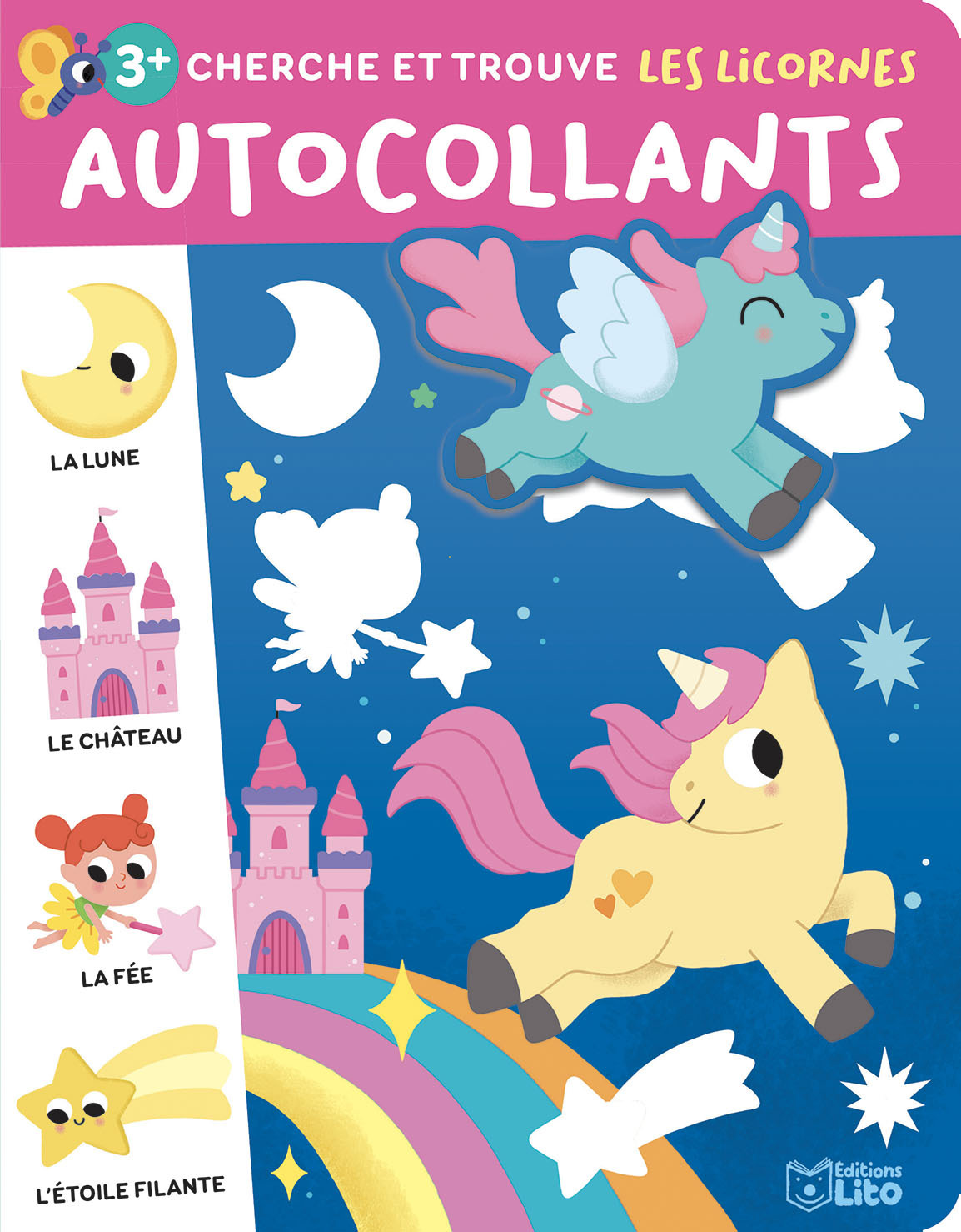 AUTOCOLLANTS CHERCHE ET TROUVE LES LICORNES
