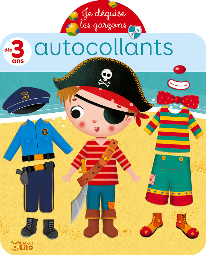 AUTOCOLLANTS JE DEGUISE LES GARCONS
