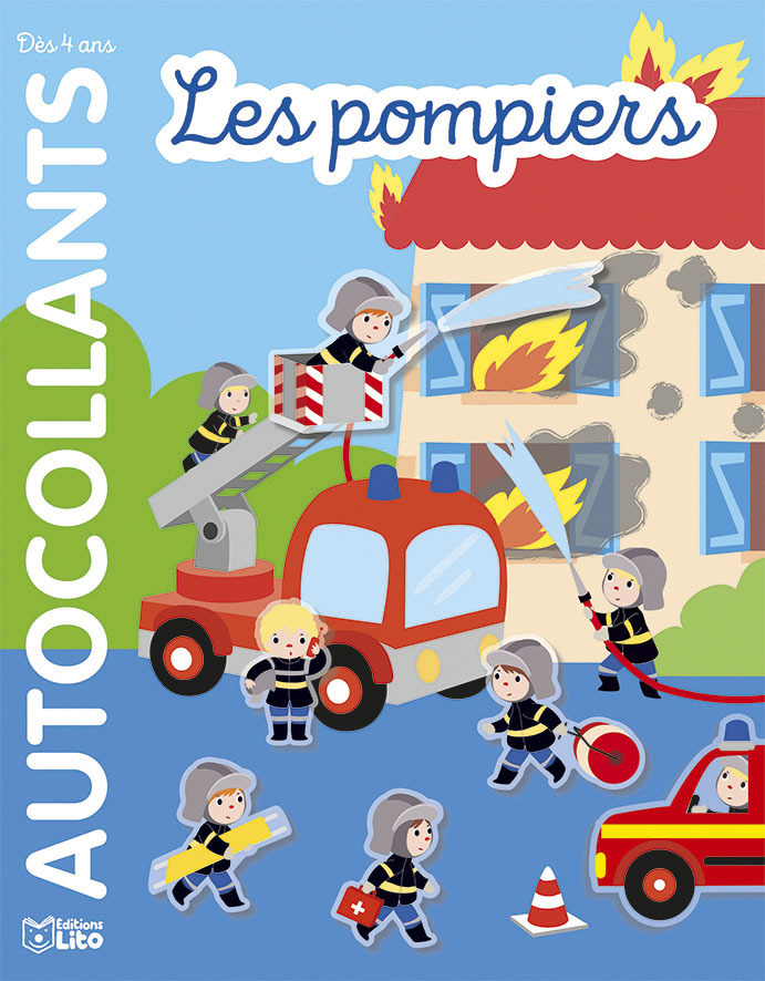 AUTOCOLLANTS REPOSITIONNABLES - POMPIERS