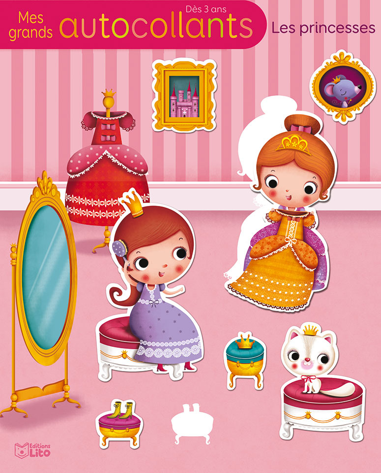 MES GRANDS AUTOCOLLANTS PRINCESSES