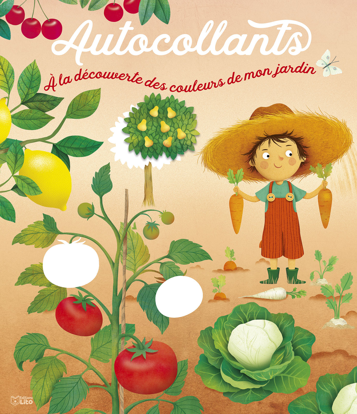 AUTOCOLLANTS A LA DECOUVERTE DES COULEURS DE MON JARDIN - FRUITS