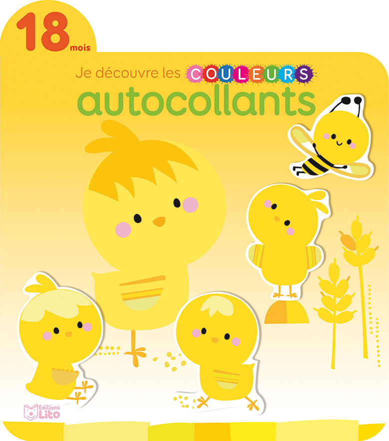 JE DECOUVRE LES COULEURS AUTOCOLLANTS - LE JARDIN