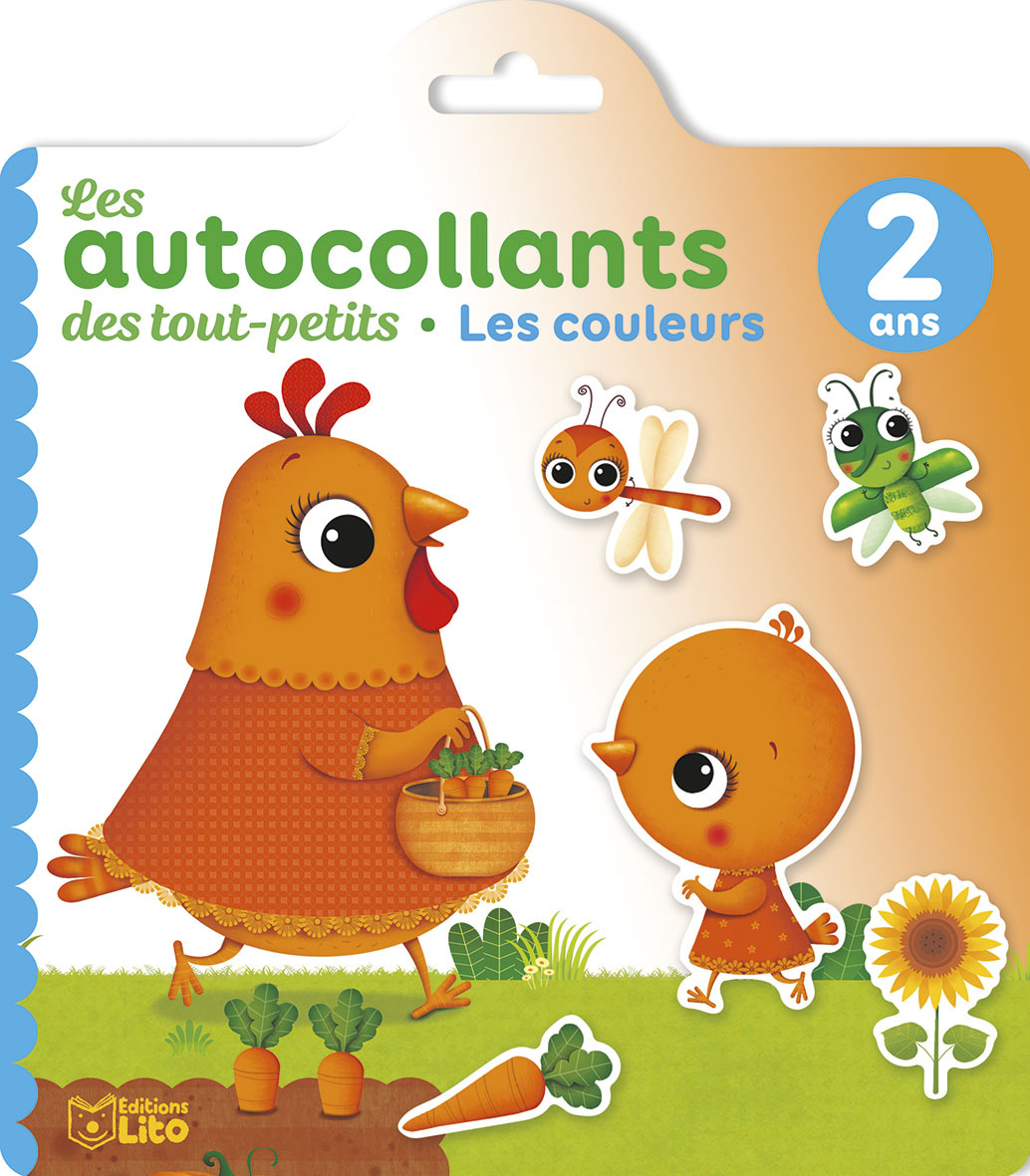 AUTOCOLLANTS LES COULEURS 2ANS LA FERME