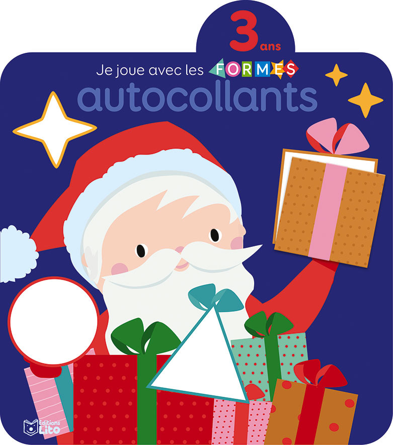JE JOUE AVEC LES FORMES - AUTOCOLLANTS NOEL