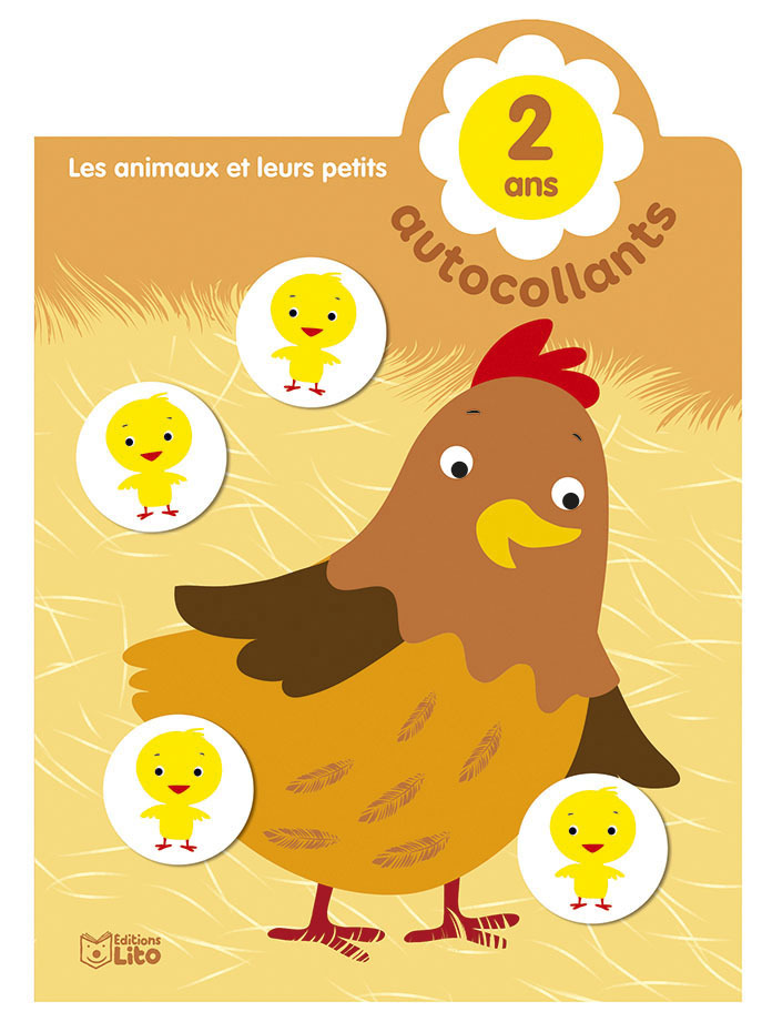 AUTOCOLLANTS PREMIER AGE ANIMAUX ET LEURS PETITS